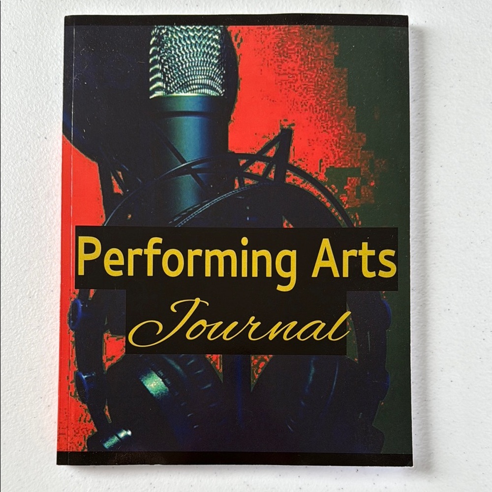 Performing Arts Journal with Microphone Design